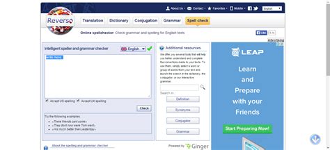 spell checker reverso